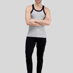 Amul Comfy Pack of 3 Men's Pure Cotton Gym Vest image 3