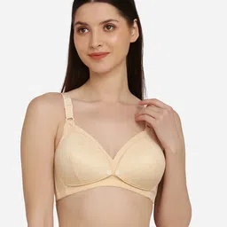 MAMMA PRESTO Lace Detailed Soft Maternity Nursing Bra With Centre Front Access - Beige-picture-25