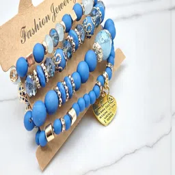 SAPRAA TRENDS Women Gold-Plated Plastic Bracelet image 5