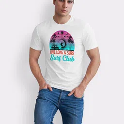 Seekbuylove Men Printed Bio Finish T-shirt image 5