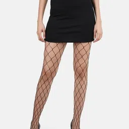 OGIMI- Ohh Give me Self Design Large Fishnet Sheered Stockings-picture-40
