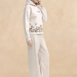 RAREISM Beige Blended Printed Long Sleeves Sweatshirt image 3