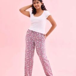 Go Colors! Purple Printed Lounge Pants-picture-11