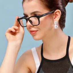 Resist Eyewear Clear Wayfarer UV Protected Unisex Sunglasses image 4