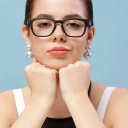 Resist Eyewear Clear Wayfarer UV Protected Unisex Sunglasses image 5