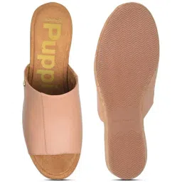 Hush Puppies Women's Rose Gold Slides image 3
