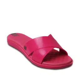 Zaxy Women's Soul Fem Pink Cross Strap Sandals-picture-12