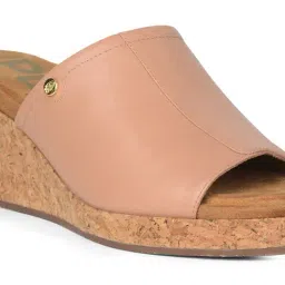 Hush Puppies Women's Rose Gold Slides image 4