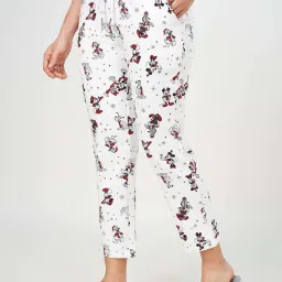 Dreamz by Pantaloons White Cotton Printed Pyjama image 3