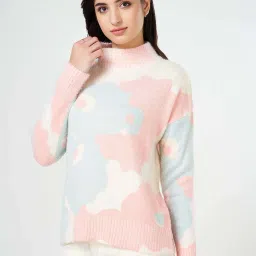 Honey by Pantaloons Multicolored Self Design Sweater image 3