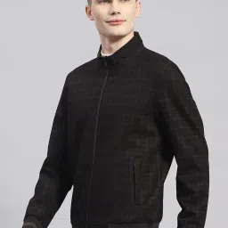 Monte Carlo Brown Regular Fit Checks Reversible Jacket image 3