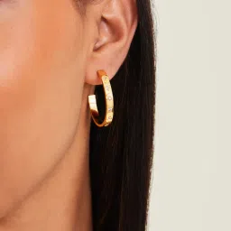 Accessorize London Gold Brass Earrings image 3