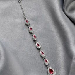 Voylla Silver Royal Romance Inanna Maang Tikka-picture-2