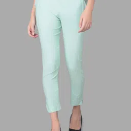 Comfort Lady Women High-Rise Slim Fit Trousers-image-75