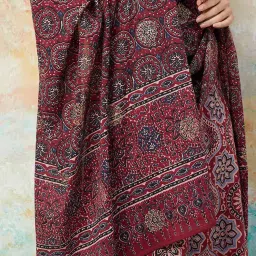 Melange by Lifestyle Maroon Printed Dupatta image 3