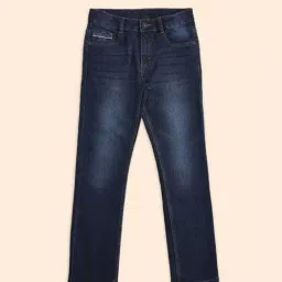 Pantaloons Junior Blue Tapered Fit Jeans-picture-32