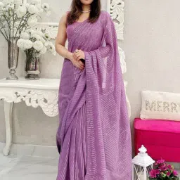 Saree Mall Purple Embellished Sarees With Unstitched Blouse-picture-36