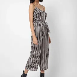 VASTRADO Black Striped Jumpsuits image 3