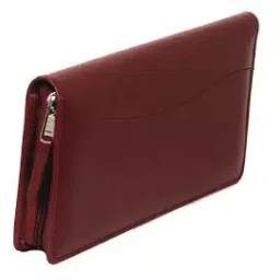 Sukeshcraft Cheque Book Holder for One Cheque Book Pu(Cherry) Cherry-picture-23