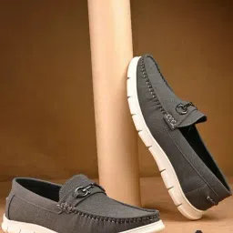 Hoversoul x Nico Nerini Men's Maji Grey Loafers-image-99