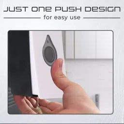 Robustt 200 ml ABS Plastic White Wall Mount Soap Dispenser, ZY203 (Pack of 5 Pcs) image 4