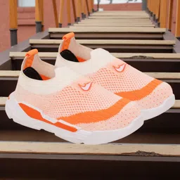 Trump KIds Mesh Woven Design Slip On Casual Sneakers-picture-35