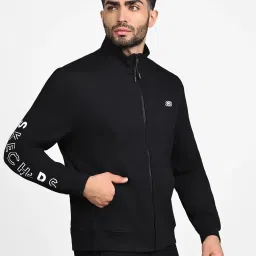 Skechers Black Cotton Regular fit Others Jackets image 3