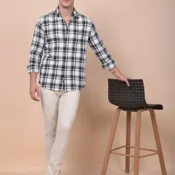 Crimsoune Club Beige Blended Solid Mid Rise Jeans image 5