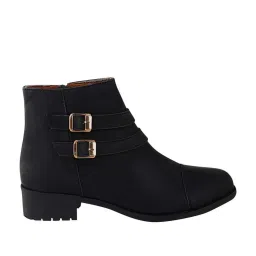 Shoetopia Kids Black Casual Boots image 3