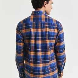 Gant Fashion Orange Regular Fit Checked Shirt image 2