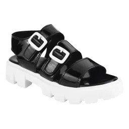 Shoetopia Kids Black Casual Sandals image 3