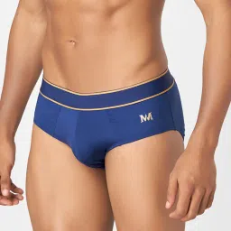 macroman m-series Macroman Blue Polyester Regular Fit Briefs image 3