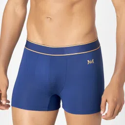 macroman m-series Macroman Blue Polyester Regular Fit Trunks image 3