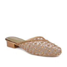 Inc.5 Women's Antique Gold Mule Shoes image 3