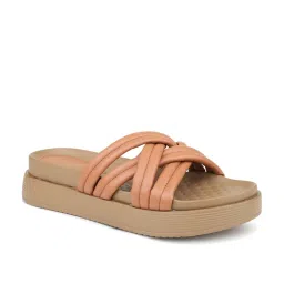 Inc.5 Women's Tan Cross Strap Sandals image 3