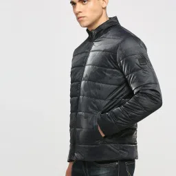 Pepe Jeans Dark Navy Blue Regular Fit Quilted Jacket image 3