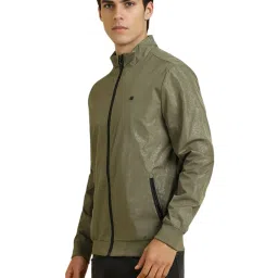 Allen Solly Green Regular Fit Floral Print Jacket image 3