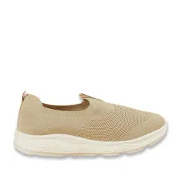 Ginger by Lifestyle Women's Beige Walking Shoes image 2