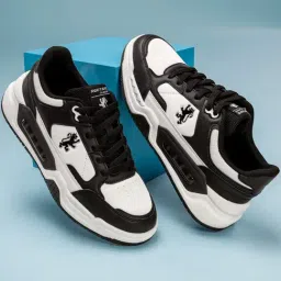 Red Tape Men's Hustle White & Black Casual Sneakers-picture-38