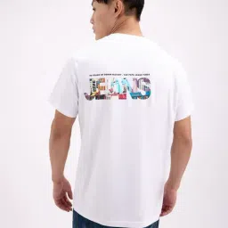 Pepe Jeans White Cotton Slim Fit Printed T-Shirt image 2