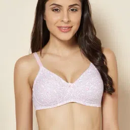 Enamor Pink Non Wired Non Padded Seamless Bra-picture-26