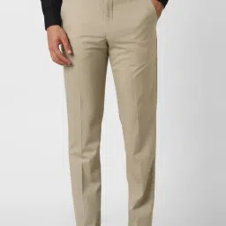 Van Heusen Beige Slim Fit Trousers-picture-29