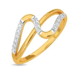 Kisna Diamond & Gold Jewellery Kimi 14k (585) Diamond & Gold Ring For Women-picture-34