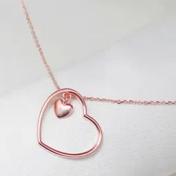GIVA 92.5 Sterling Silver Anushka Sharma Heart Pendant with Chain-picture-24