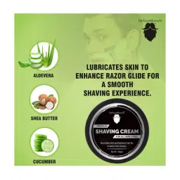 UrbanMooch Brown Imitation Badger Wooden Shaving Brush & Soothing Shaving Cream for Men image 4