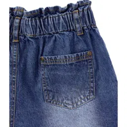 Cub McPaws Kids Navy Cotton Washed Shorts image 4