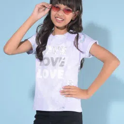 Crimsoune Club Kids Purple Embellished T-Shirt-picture-41