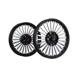 AllExtreme AB3B Alloy Wheel for Front Bullet Classic 350/500 & Thunderbird 300X/500X (Black,2pc)-image-58