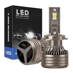 Allextreme 110 W 15000 lm and 6000 Kelvin Universal Fit LED Headlight for All Cars, K12-H11 (Pack of 2) image 1