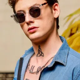 Resist Eyewear Black Wayfarer uv protected Unisex Sunglasses image 2